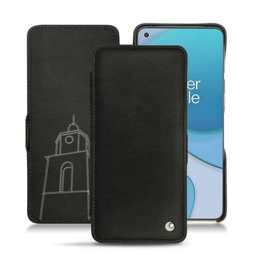 Housse cuir OnePlus 8T -  - Noir - Cuir lisse premium