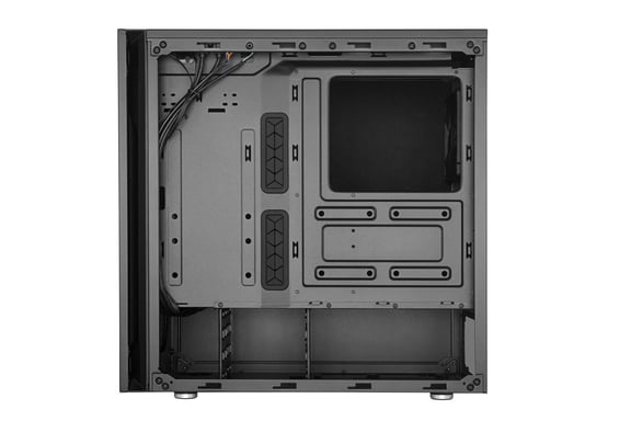 Caja Cooler Master ATX Silencio S600 - Mid Tower - BLACK Gamer - Plástico Acero Vidrio MCS-S600-KN5N-S00