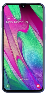 Galaxy A40 (2019) 64 Go, Bleu, débloqué