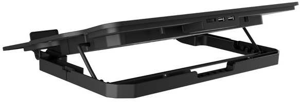 NATEC DIPPER 2 système de refroidissement pour ordinateurs portables 43,9 cm (17.3'') 650 tr/min Noir
