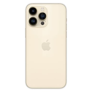 Coque silicone unie Transparent compatible Apple iPhone 14 Pro Max