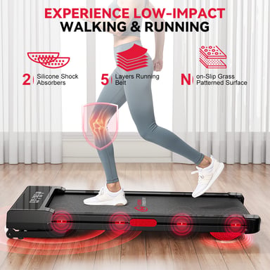 Cinta de correr Y3 con motor sin escobillas, inclinación automática del 12%