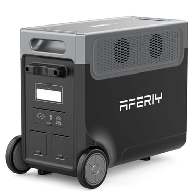 AFERIY P310 3600W Central eléctrica portátil 3840Wh LiFePO4, compatible con la aplicación, inversor de onda sinusoidal pura con UPS, enchufe UE, ruedas