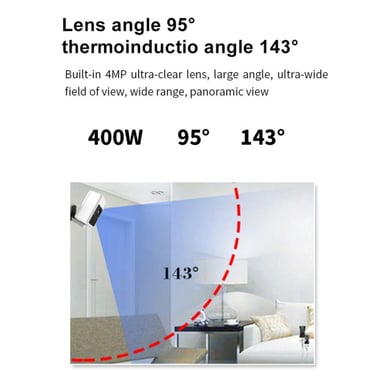 SJCam S1 2K intérieur et extérieur Caméra et amplificateur d'extérieur IP65 HD à longue durée de vie de la batterie Super Vision Nocturne 2,33'' LCD Blanc
