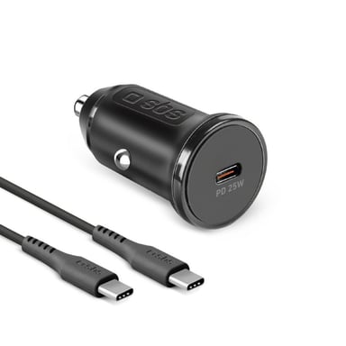 CAC 25W+CBL USBC BK