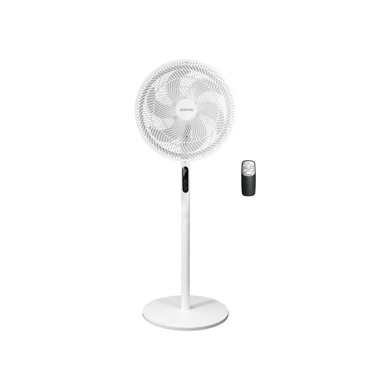 Ventilateur sur Pied 2 en 1 OCEANIC 45W – 3 Vitesses, Hauteur Réglable, Télécommande - vue 10