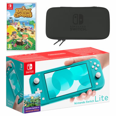 Switch Lite + Animal Crossing: New Horizon + NSO 3 mesi - Console di gioco portatile 14 cm (5,5'') 32 GB Wifi touch screen, Turchese