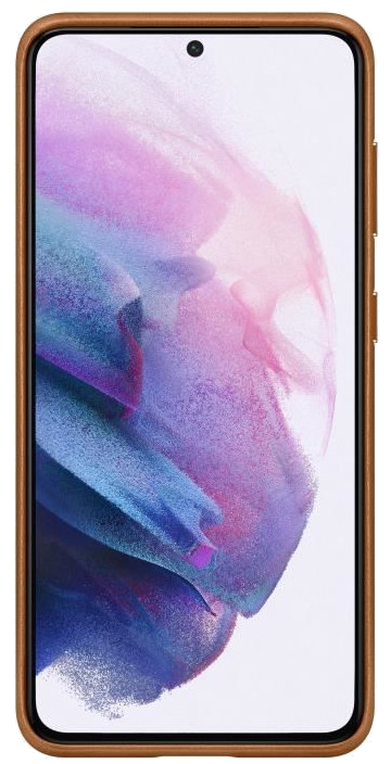 Coque en cuir S21 Brun