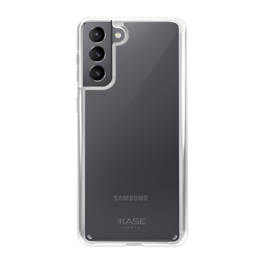 Carcasa híbrida invisible para Samsung Galaxy S21 5G, Transparente