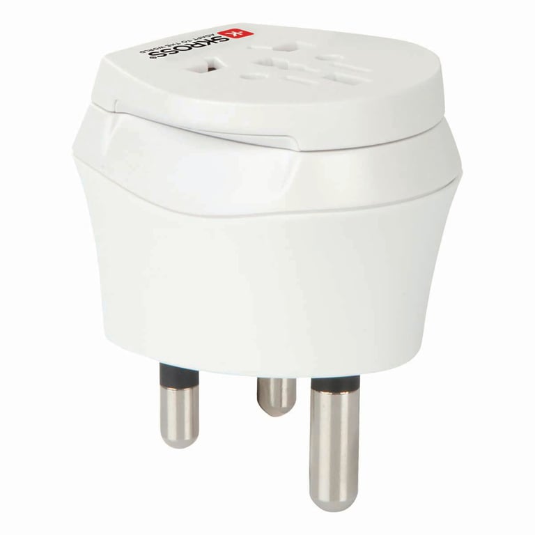 Adaptateur de Voyage 2 en 1 Universel pour Europe et Afrique du Sud Neuf