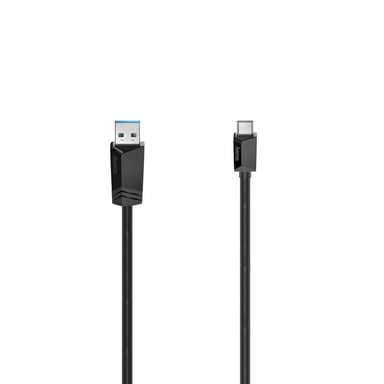 Câble USB-C, mâle USB-C - mâle USB-A, USB 3.2 Gen1, 5 Gbit/s, 0,25 m