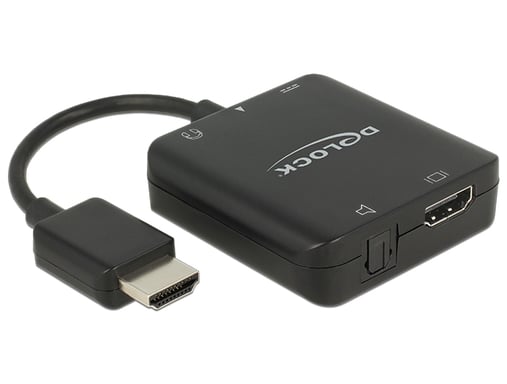 DeLOCK 62784 convertisseur audio Noir