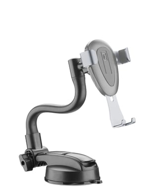 Cellularline Slide Flexy - Universal Support pour smartphone dans la voiture avec ventouse et bras flexible