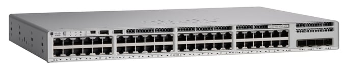 Cisco C9200-48PXG-E commutateur réseau Géré L2/L3 Gigabit Ethernet (10/100/1000) Connexion Ethernet, supportant l'alimentation via ce port (PoE) Gris - Neuf
