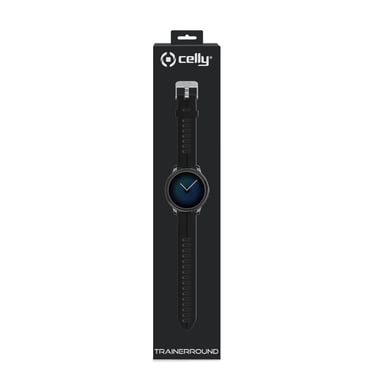 Celly TRAINERROUNDBK Relojes inteligentes y deportivos 4,29 cm (1.69'') Pantalla táctil Negro GPS (satélite)