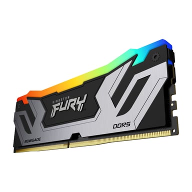 Kingston Technology FURY 24Go 8400MT/s DDR5 CL40 CUDIMM Renegade RGB Silver XMP