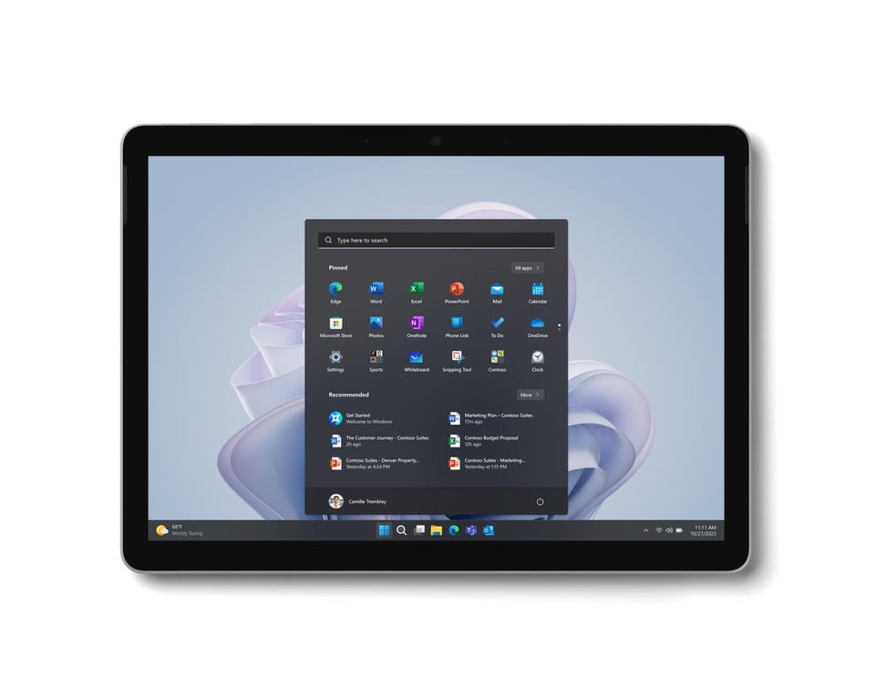Tablette Tactile Microsoft Surface Go 4 – Intel N200, 8 Go RAM, 64 Go SSD - vue 4