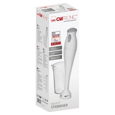 Batidora de mano Clatronic SM3577-Blanco