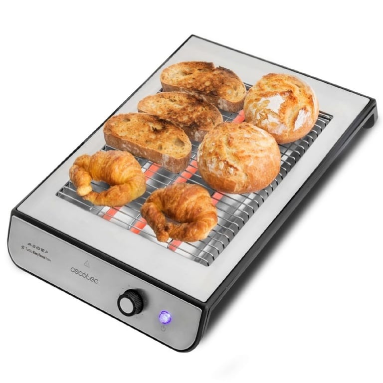 Grille-Pain Cecotec Turbo EasyToast – 900 W, 3 Résistances Quartz, 6 Niveaux de Puissance - vue 9