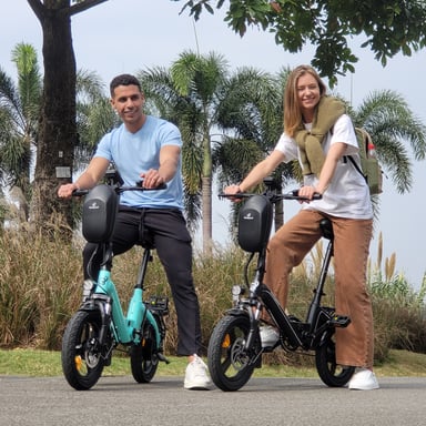 Bicicletta Elettrica T16PRO | Motore 250W | Batteria 36V10Ah | Pnei da 14 PolliciT | Velocità Massima 25 km/h | Autonomia 25 km