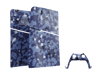 PlayStation 5 SLIM BLUE WAVE CAMO FACEPLATES KIT (Faceplates + Controller Faceplates Camo Blue)