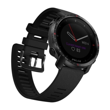 Polar Grit X Pro Titan 3,05 cm (1.2'') MIP 47 mm Numérique 240 x 240 pixels Écran tactile Noir GPS (satellite)