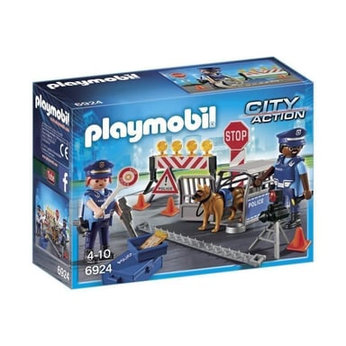 PLAYMOBIL 6924 - Azione in città - Posto di blocco della polizia