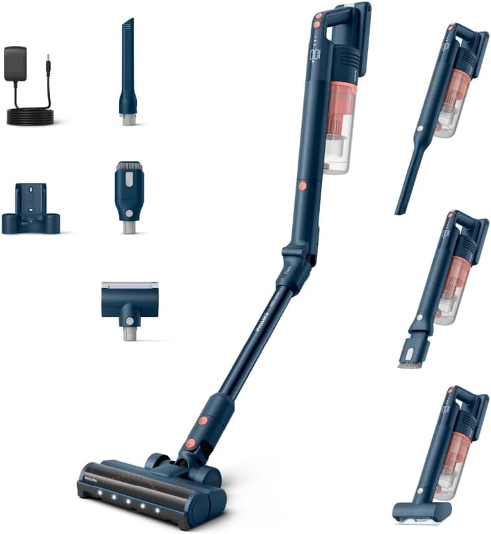 Aspirateur balai sans fil puissant avec brosse LED Neuf - vue 3