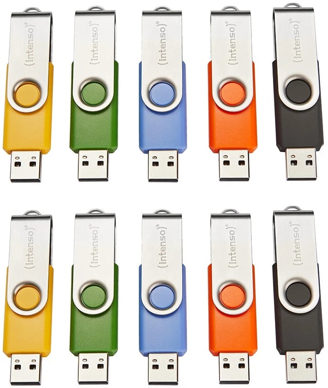 Intenso Basic Line lecteur USB flash 4 Go USB Type A 2.0 Jaune Neuf