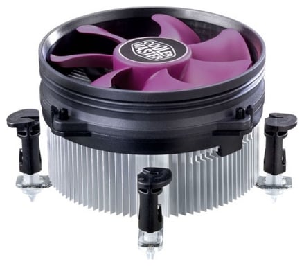 Cooler Master X Dream i117 Processeur Refroidisseur 9,5 cm Aluminium, Violet