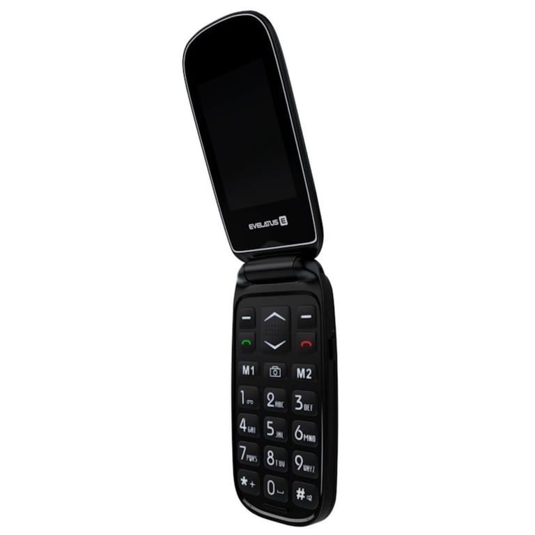 Evelatus Wave Button Flip Téléphone portable avec double SIM et LCD SOS Fonction d'appel senior Neuf - vue 6
