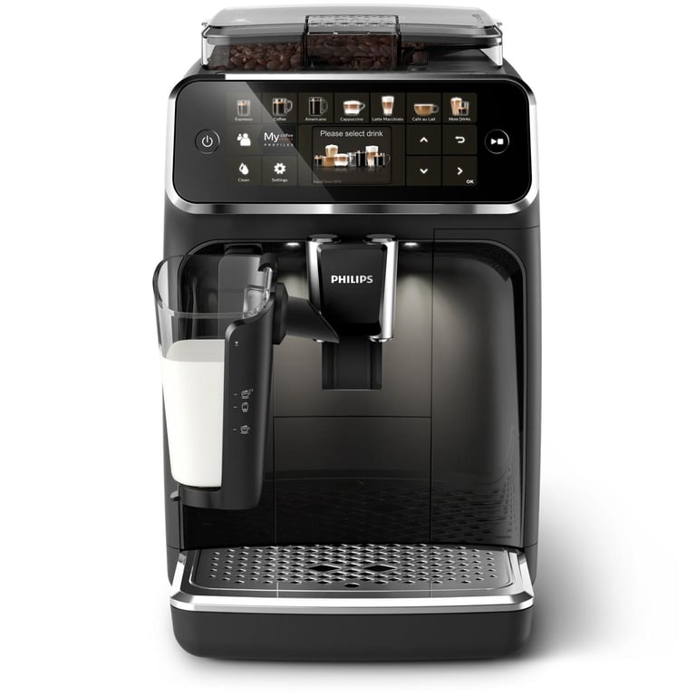 Philips Série 5400 Noir brillant EP5441/50 Machine expresso broyeur,12 boissons, carafe LatteGo - Neuf