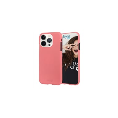 JAYM - Coque Silicone Soft Feeling Rose pour Apple iPhone 14 - Finition Silicone - Toucher Ultra Doux