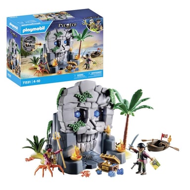 Aventure sur l'île au trésor pirate avec monstre marin - Set PLAYMOBIL 71531
