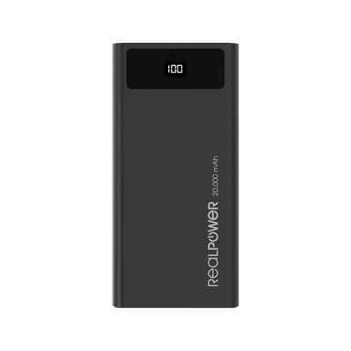 RealPower PB-20k PD 20000 mAh Negro