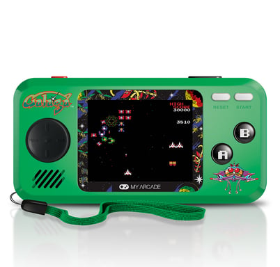 My Arcade Galaga console de jeux portables 6,98 cm (2.75'') Noir, Vert