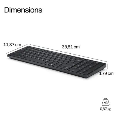 HP EliteBoard G1a Next Gen AI PC Copilot+ PC AMD Ryzen AI 5 330 DDR5 SDRAM Windows 11 Pro - vue 4