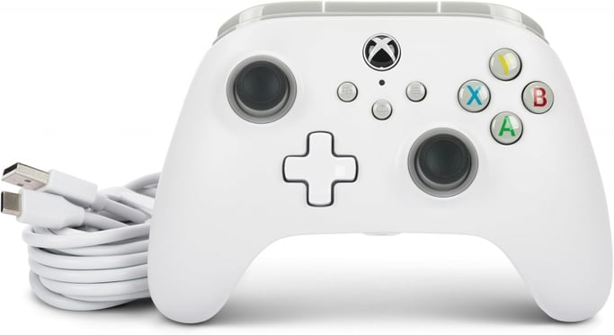 PowerA 1519365-02 mando y volante Blanco USB Gamepad Analógico PC, Xbox One, Xbox Series S, Xbox Series X