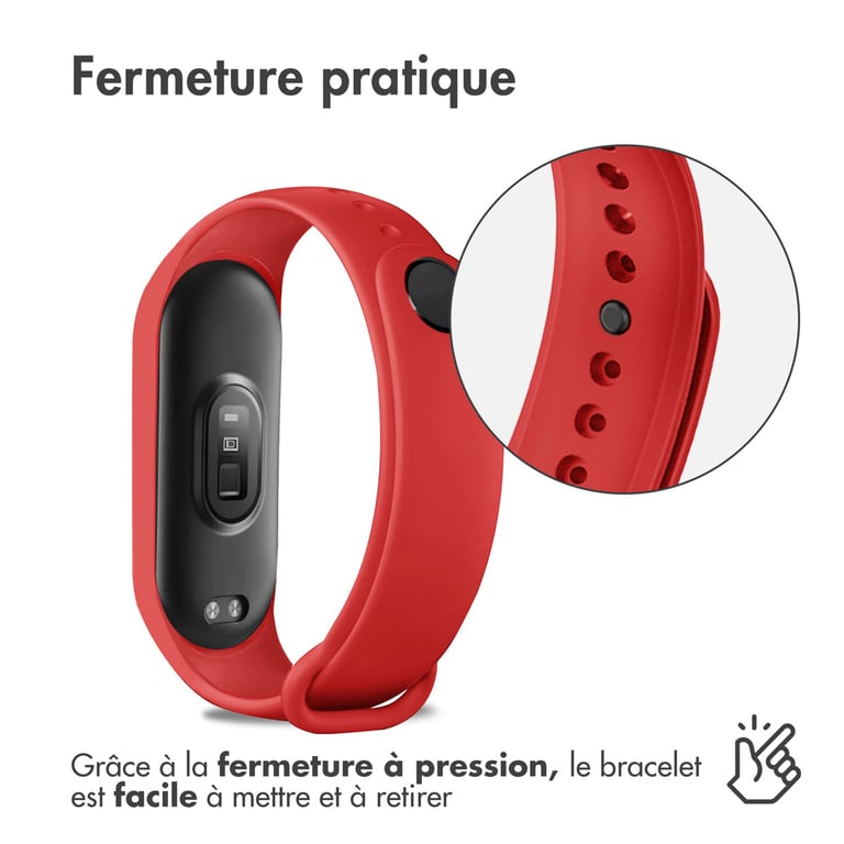 imoshion Bracelet en silicone pour le Xiaomi Mi Band 7 Neuf - vue 3