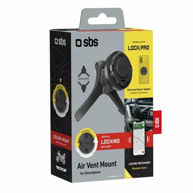 SBS TEURTRIAIRCLIP support Support passif Mobile/smartphone Noir