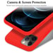 Coque pour Apple iPhone 13 MINI en LIQUID RED Housse de protection Étui en silicone TPU flexible