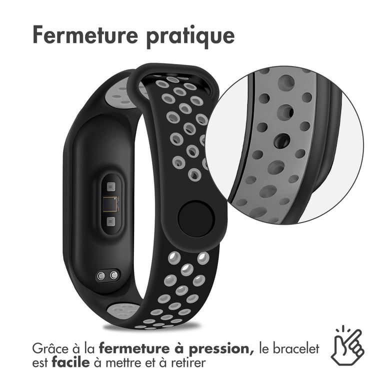 imoshion Bracelet sportif en silicone Xiaomi Mi Band 3 / 4 / Neuf - vue 3