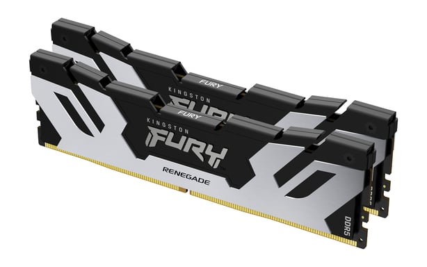 Kingston Technology FURY 48GB 8000MT/s DDR5 CL38 DIMM (Kit de 2) Renegade Silver