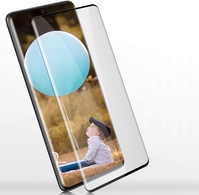 Film Verre Trempe pour "SAMSUNG Galaxy S21 Ultra" Incurve Ecran Incassable  9H+ Protection 0,26mm Transparent 2,5D - Shot Case