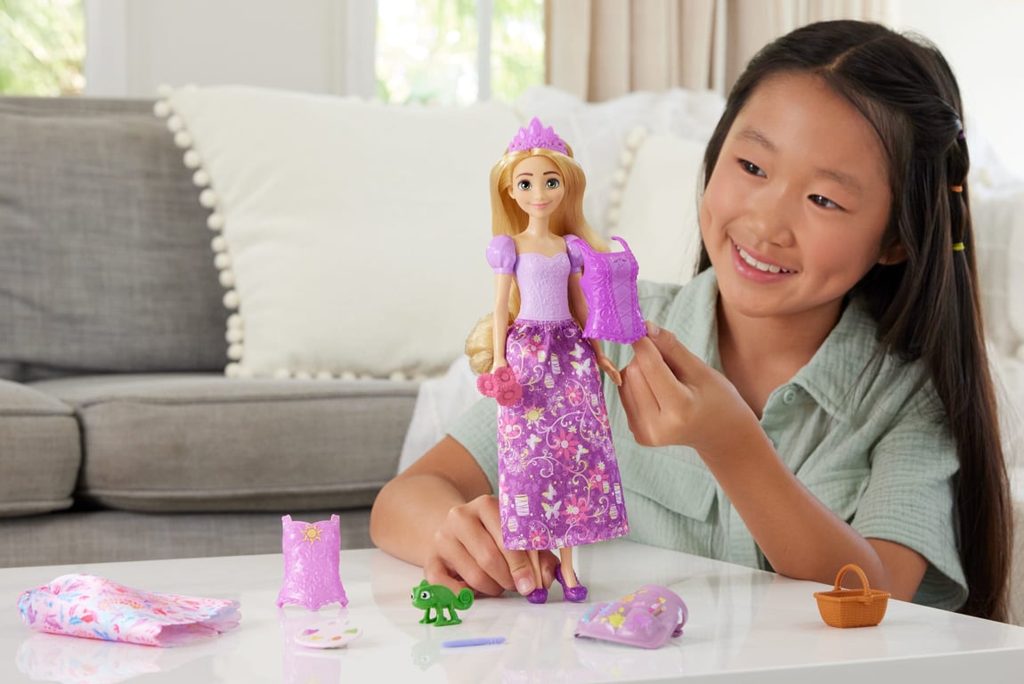 Disney Princess Princesses Disney – Poupée Raiponce Pique-Nique et Art - Neuf