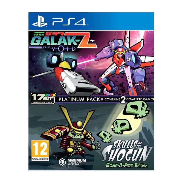 Galak Z The Void & Skulls of the Shogun Bonafide Edition Platinum Pack PS4 Neuf