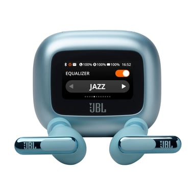 Live Beam 3 avec réduction de bruit - Ecouteurs sans fil Bluetooth JBL, Bleu