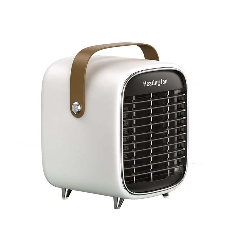 Radiateur soufflant en céramique au design rétro Neuf