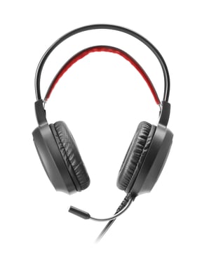 Mars Gaming MH120, Cascos Gaming SuperBass+Micro Flexible, Ultraligero, Airtech, Negro