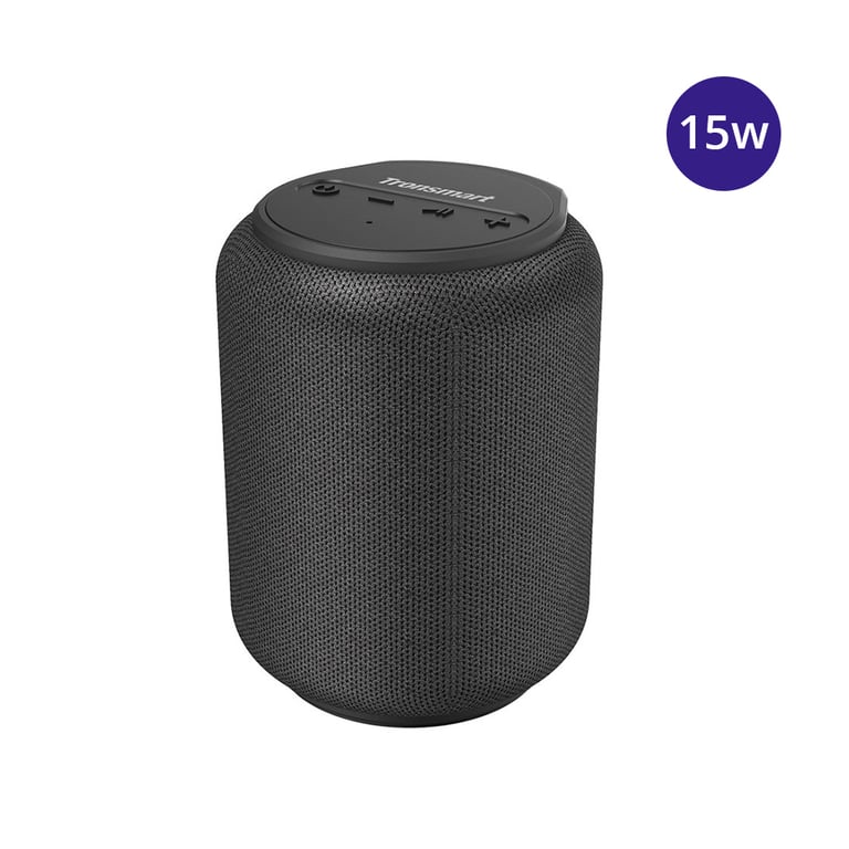 Tronsmart Element T6 Mini - Enceinte Bluetooth 5.0 Avec Son 360°, Basses Profonds, Étanchéité Ipx6, 24H D'Autonomie - Noir - Bon État